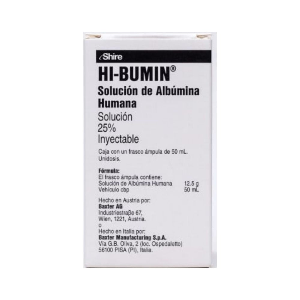 Albumina Humana Sol. 25% Hi-Bumin