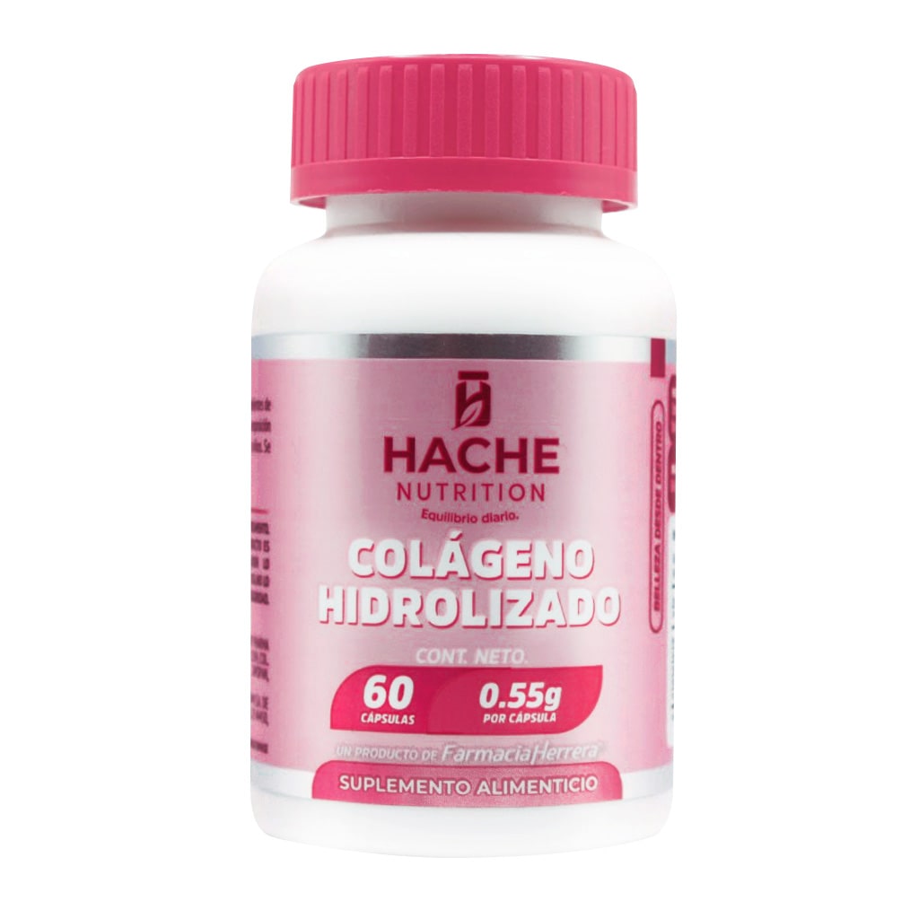 Colageno Hidrolizado Fco 60 Cap Hache Nutrition 7502293761352