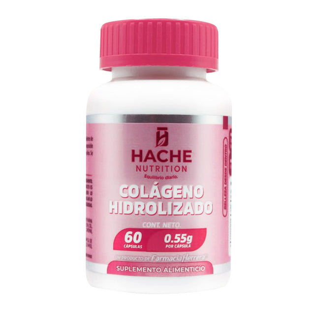 Colageno Hidrolizado Fco 60 Cap Hache Nutrition 7502293761352