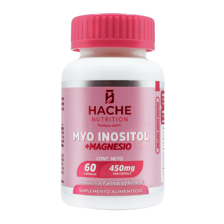 Myo Inositol + Magnesio Fco 60 Cap Hache Nutrition 7502293761383