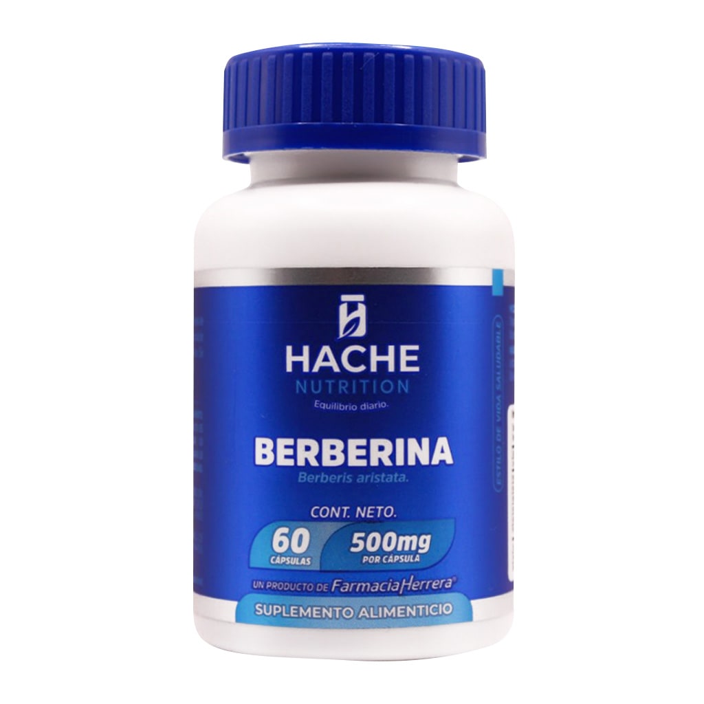 Berberina 500 Mg Fco 60 Cap Hache Nutrition 7502293761444