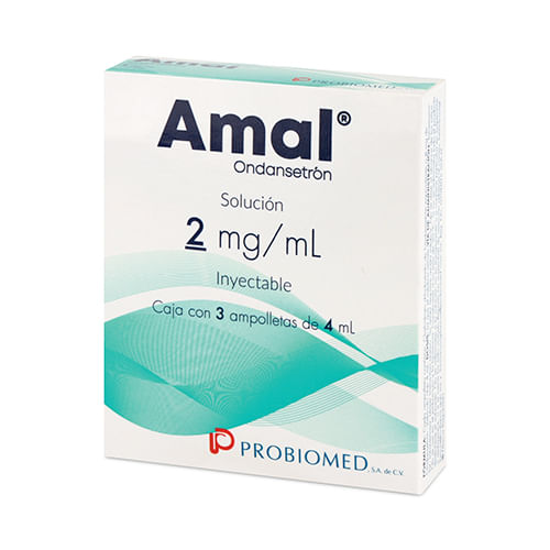 Amal Solución Inyectable 8 Mg 3 Ampulas 4 Ml