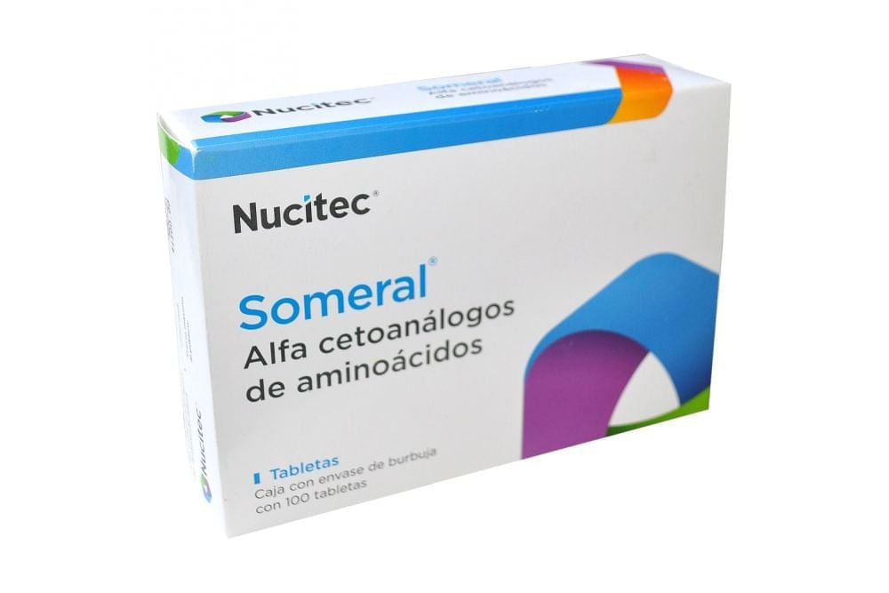 Someral Alfa Cetoanálogos Con 100 Tabletas