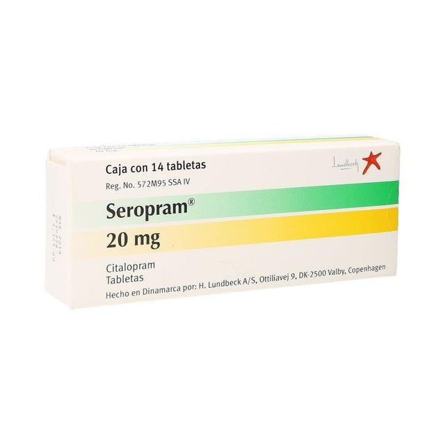 Seropram 20 Mg Con 14 Tabletas