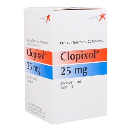 Clopixol 25 Mg Con 20 Tabletas