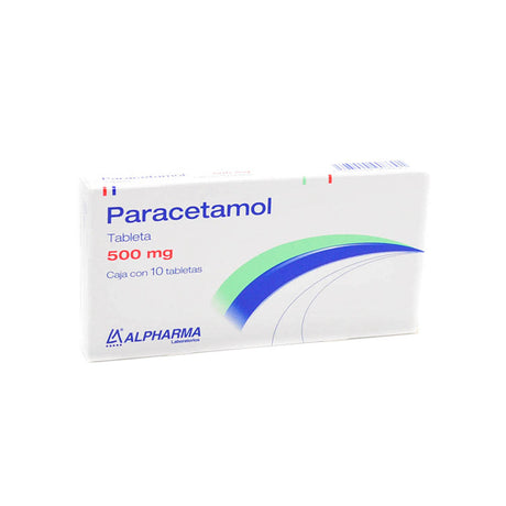 Paracetamol 500 Mg Con 10 Tabletas Alpharma Generico