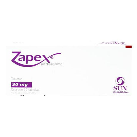 Zapex 30 Mg Con 20 Tabletas