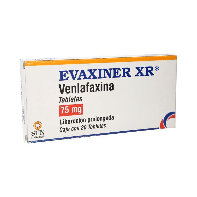 Evaxiner Xr 75 Mg Con 20 Tabletas