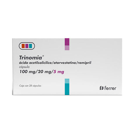 Trinomia 100 / 20 / 5 Mg Con 28 Capsulas