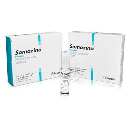 Somazina 1000 Mg Solución Inyectable 5X4 Ml