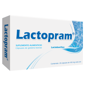 Lactobacillus Lactopram 430 Mg Con 20 Capsulas