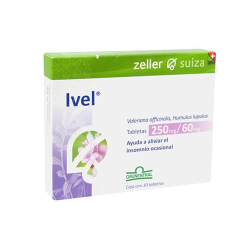 Ivel 250 Mg / 60 Mg Con 30 Tabletas