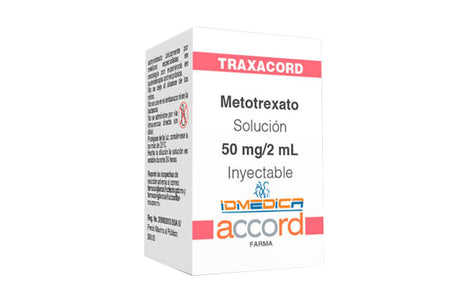 Traxacord Metotrexato Solución Inyectable 50 Mg / 2 Ml