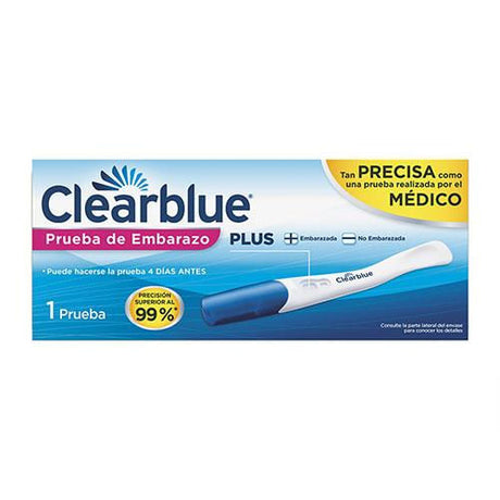 Prueba Embarazo Clearblue Plus Con 1