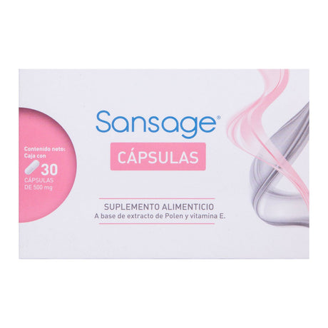 Sansage Supl Alim 500 Mg Con 30 Capsulas