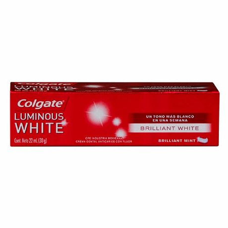 Crema Dental Colgate Luminous White 22 Gr