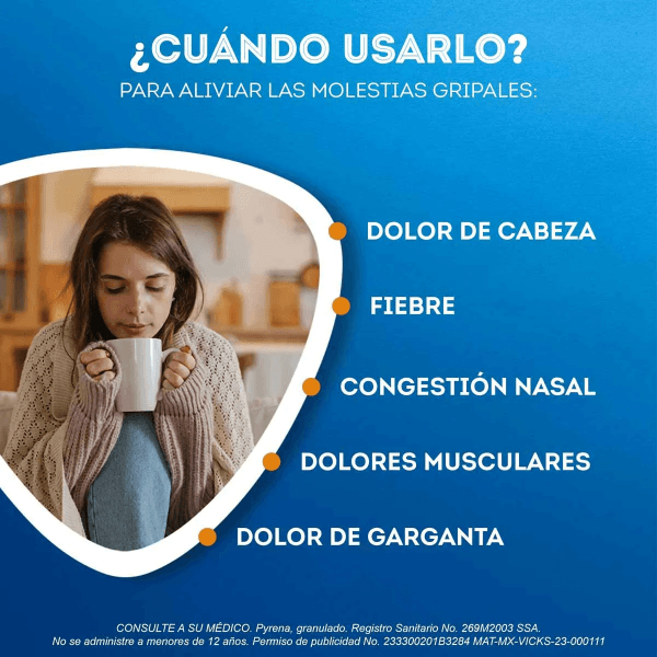 Vick Pyrena 5 Gr Con 5 Sobres
