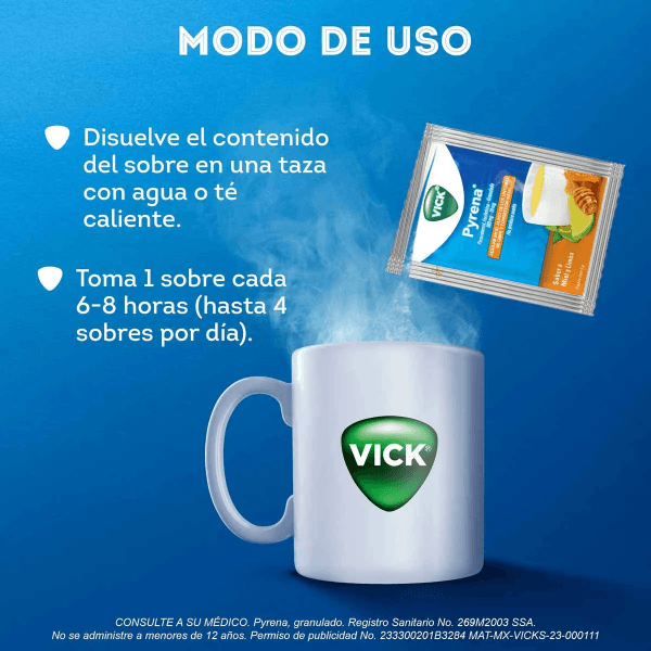 Vick Pyrena 5 Gr Con 5 Sobres