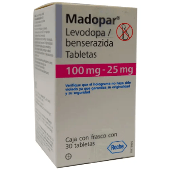 Madopar 100 / 25 Mg Con 30 Tabletas