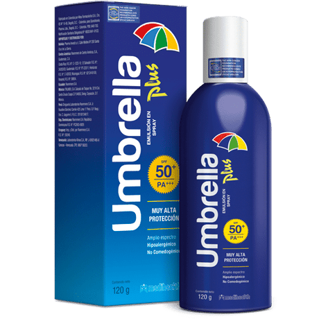 Umbrella Plus Fps50 Spray 120 Gr Italmex Derma