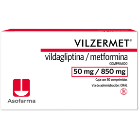Vilzermet 50 / 850 Mg 30 Cpr