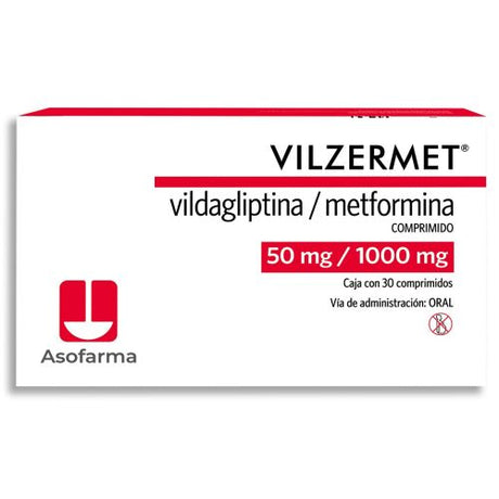 Vilzermet 50 / 1000 Mg 30 Cpr