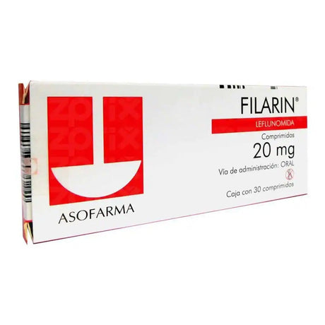 Filarin 20 Mg Con 30 Comprimidos