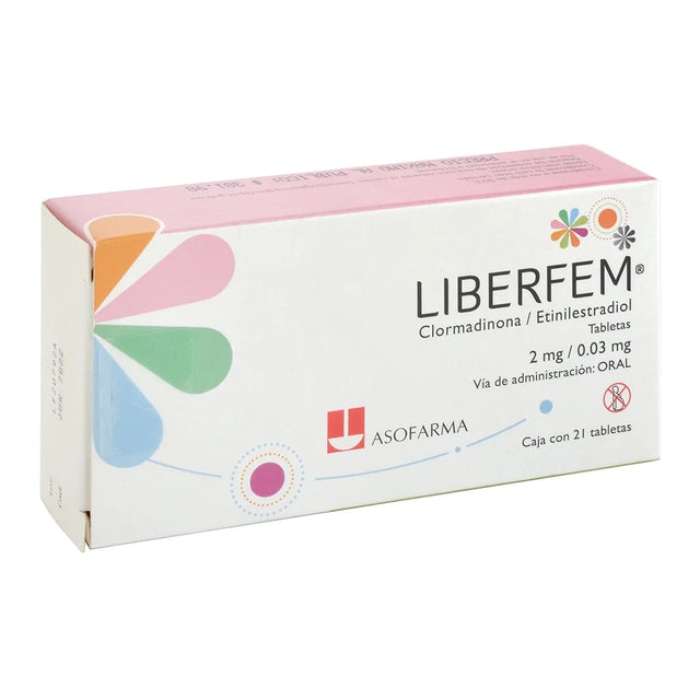 Liberfem 2 Mg / 0.03 Mg Con 21 Tabletas