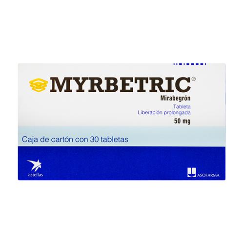 Myrbetric 50 Mg Con 30 Tabletas