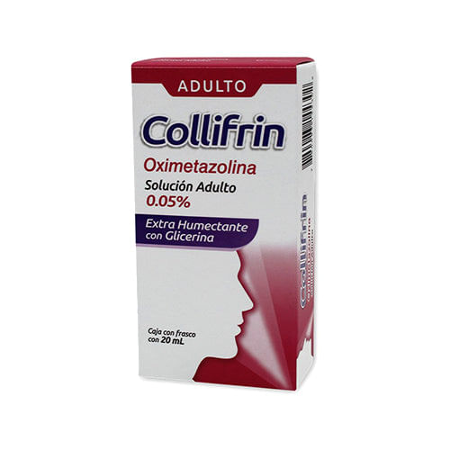 Oximetazolina Collifrin Solución Adto 0.05% Frasco 20 Ml