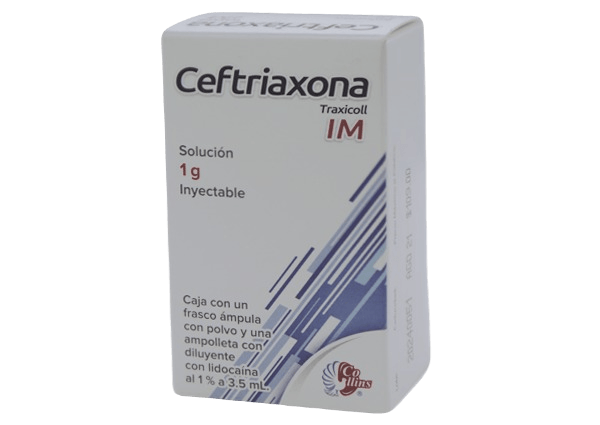 Ceftriaxona Im 1 Gr 3.5 Ml Generico Collins