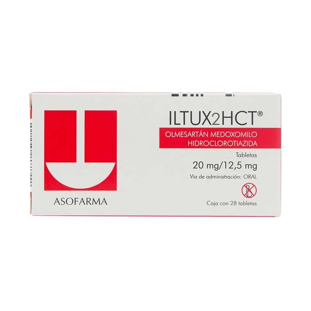 Iltux 2Hct 20 Mg / 12.5 Mg Con 28 Tabletas