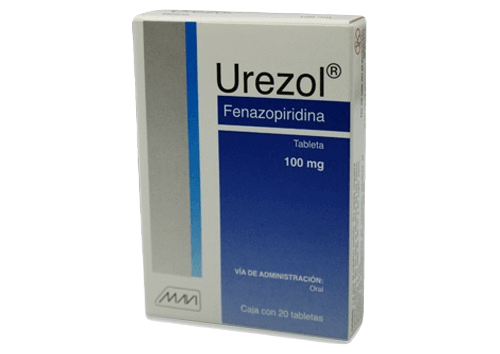 Fenazopiridina Urezol 100 Mg Con 20 Tabletas