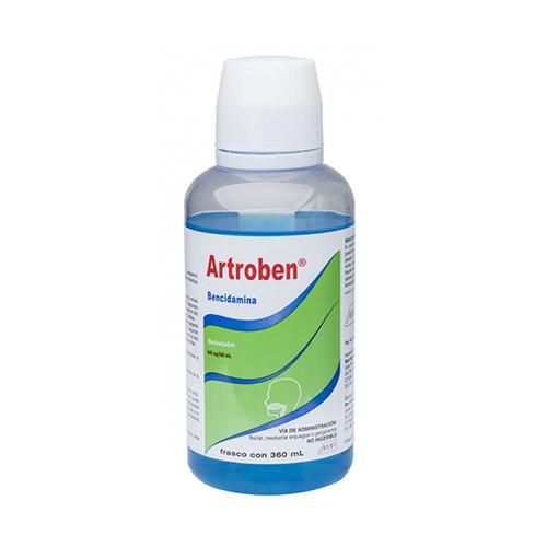 Bencidamida Artroben Solución 540 Mg Frasco 360 Ml