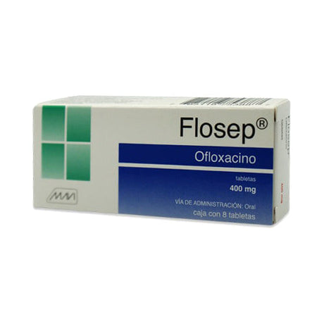 Ofloxacino Flosep 400 Mg Con 8 Tabletas