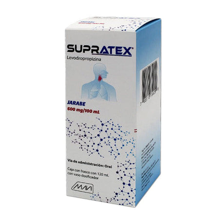 Levodropropizina Supratex Jarabe 600 Mg 120 Ml