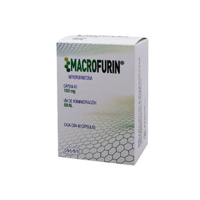 Nitrofurantoina Macrofurin 100 Mg Con 40 Capsulas