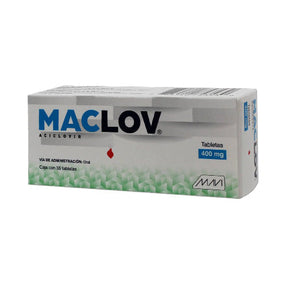 Aciclovir Lesaclor 400 Mg 3Con 5 Tabletas