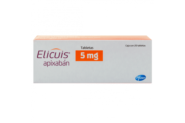 Elicuis 5 Mg Con 20 Tabletas Apixaban