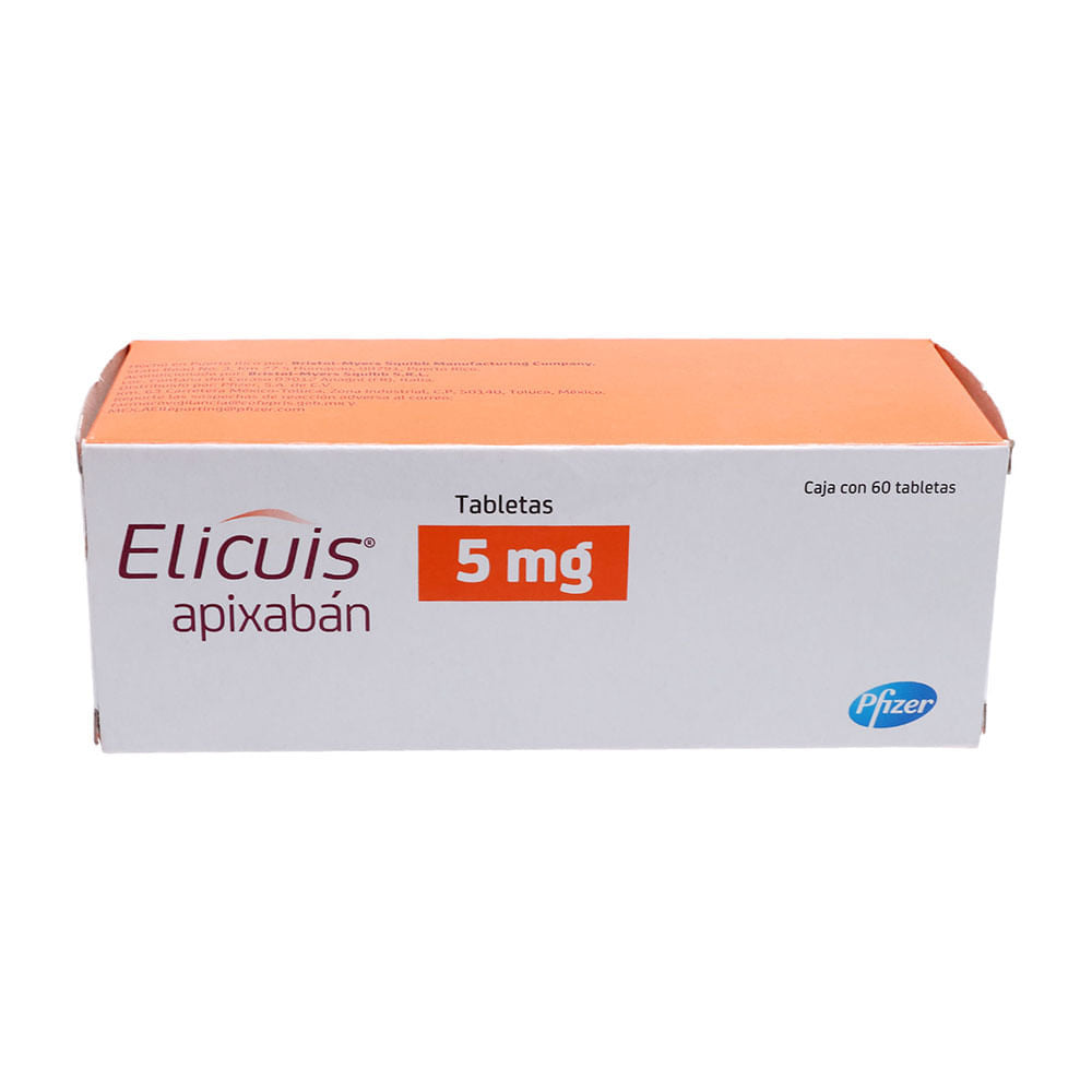 Elicuis 5 Mg Con 60 Tabletas