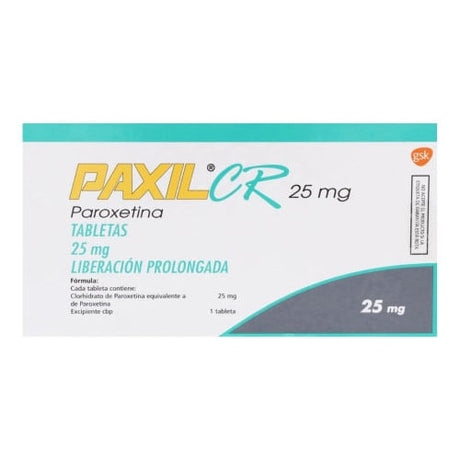 Paxil Cr 25 Mg 30Nvo