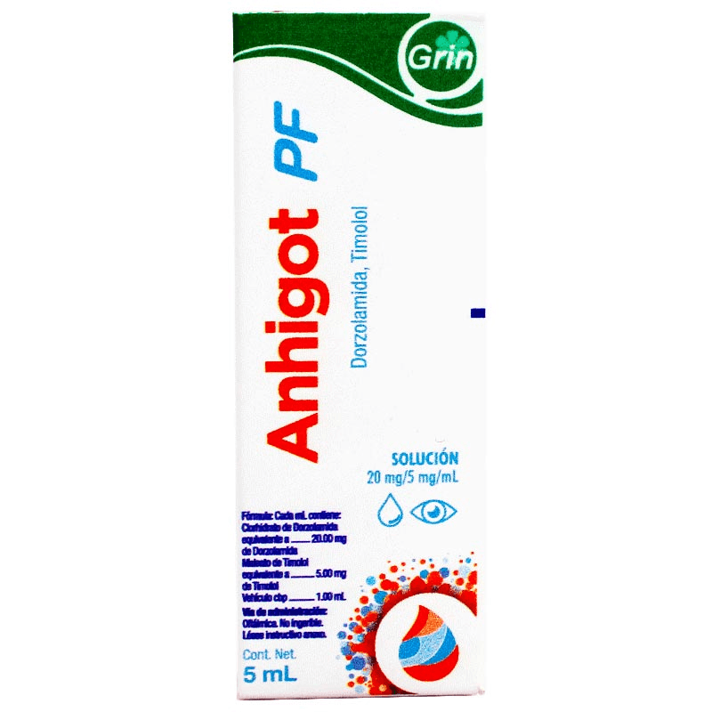 Anhigot Pf Solución Oftal Frasco Go 5 Ml
