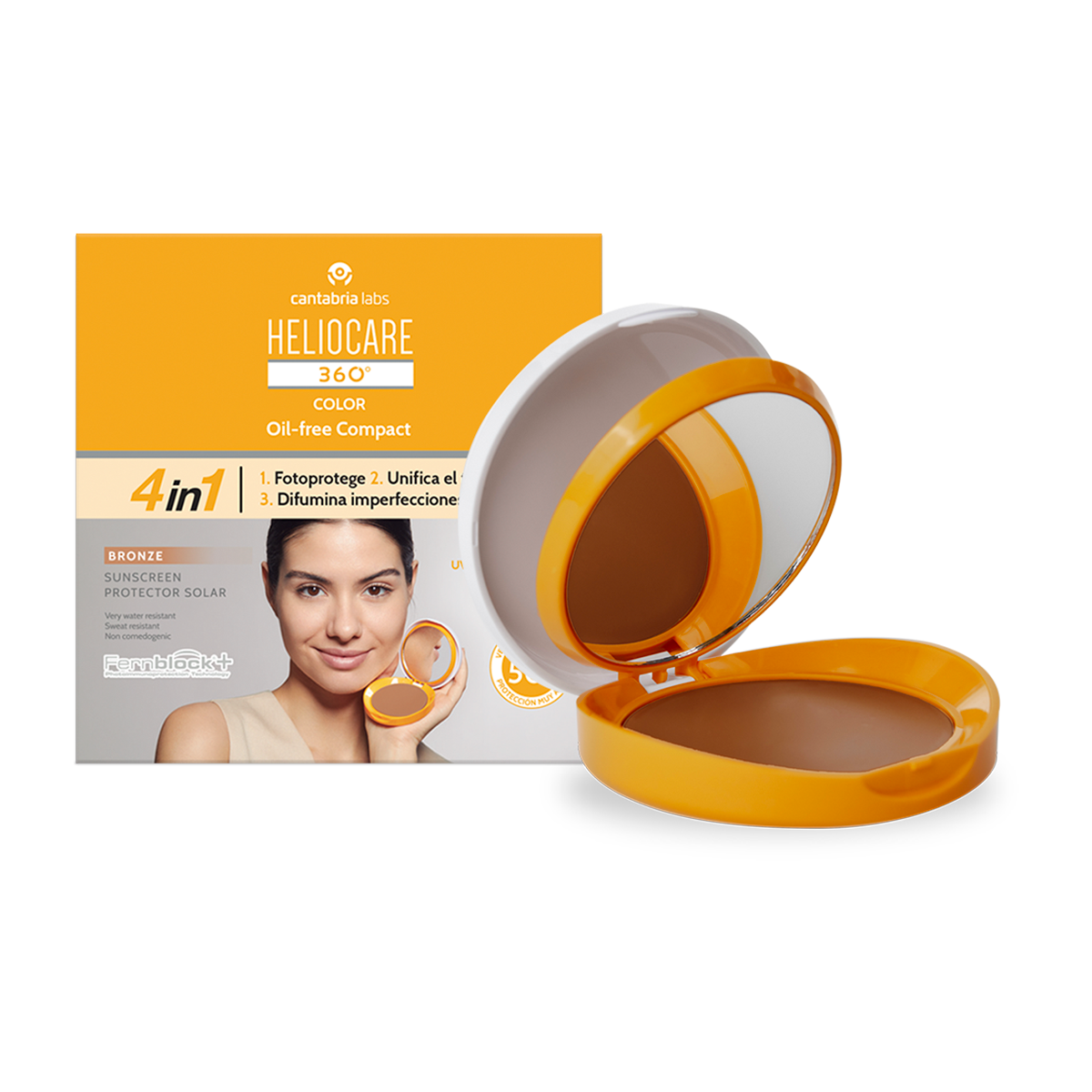 Heliocare 360º Oil-Free Compact Spf 50+ Bronze 10 Gr Cantabria