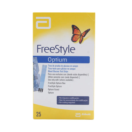 Freestyle Optium Tiras Reactivas 25