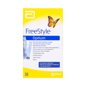 Optium Tiras Reactivas Con 50