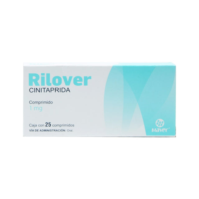Cinitaprida Rilover 1 Mg Con Con 25 Comprimido 7502009745874