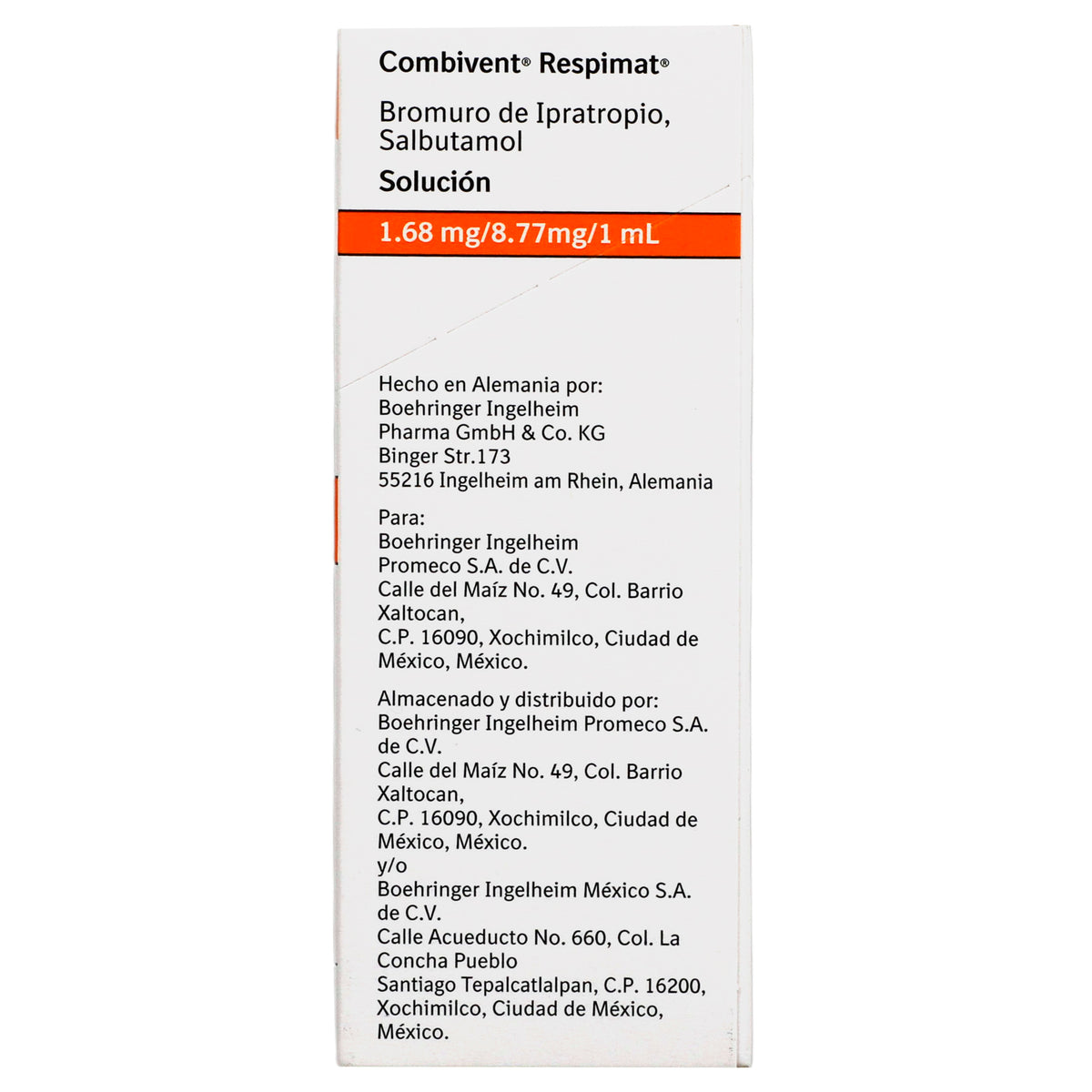 Combivent Respimat Ccho 4.5 Ml 7501037905588 4