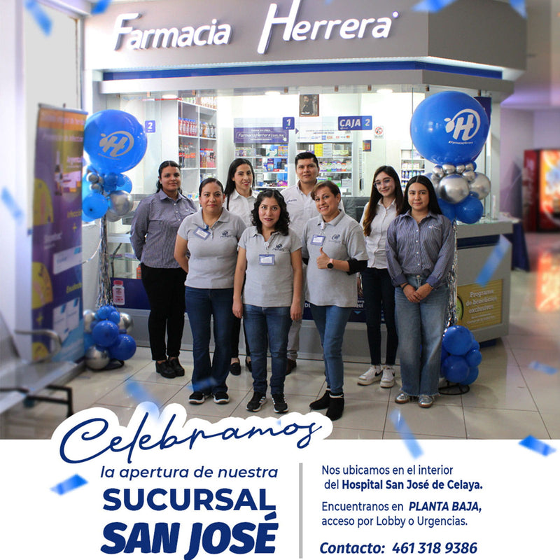 Celebramos la apertura de nuestra sucursal San Jose. Nos ubicamos en el interior del Hospital San José de Celaya. Encuéntranos en planta Baja, acceso por Lobby o Urgencias