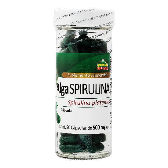 7501062914210-Alga Spirulina Con 90 Capsulas Pronat-1