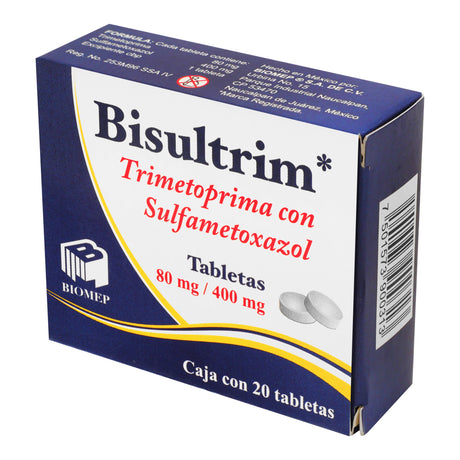 7501573900313-Trimetoprima / Sulfametoxazol Bisultrim 80 Mg / 400 Mg Con 20 Tabletas-2